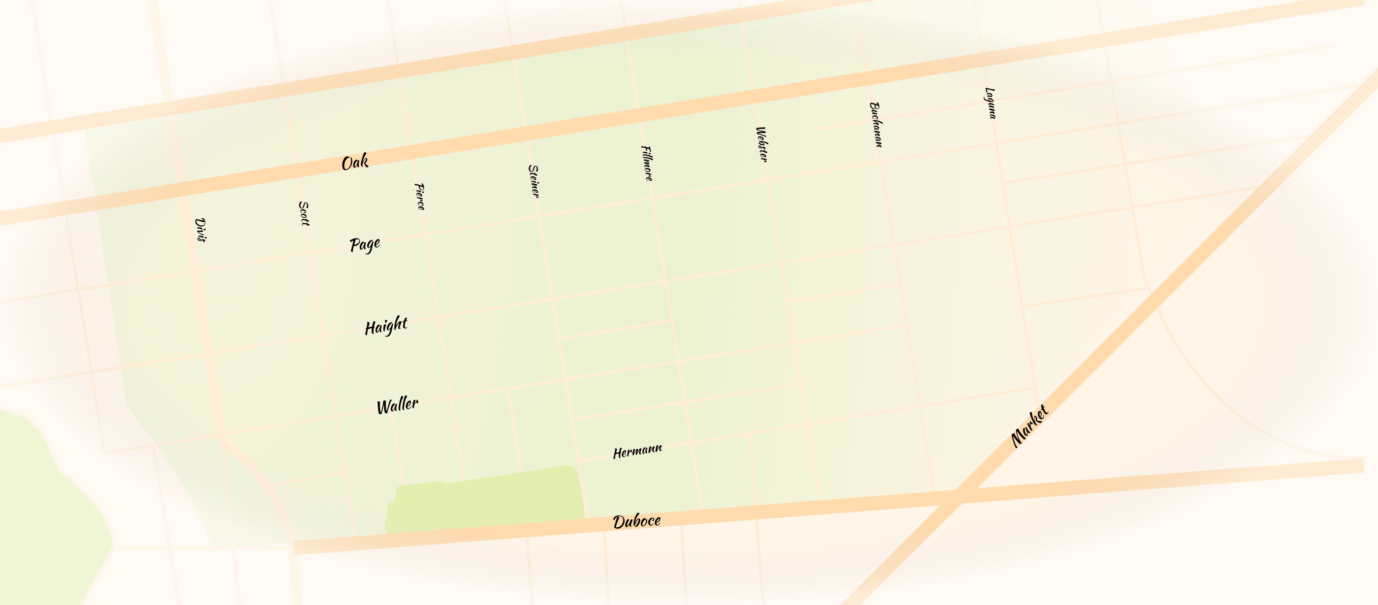 Lower Haight Map